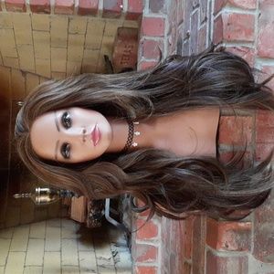 Sepia Gorgeous Layered Lacefront Wig